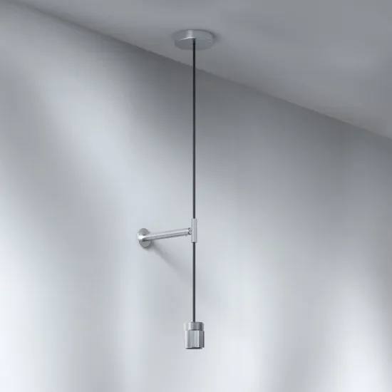 Astro Lighting Pendant Kit 3 Knurled nikkel függesztett lámpa (AST-1184010) E27 1 izzós IP20