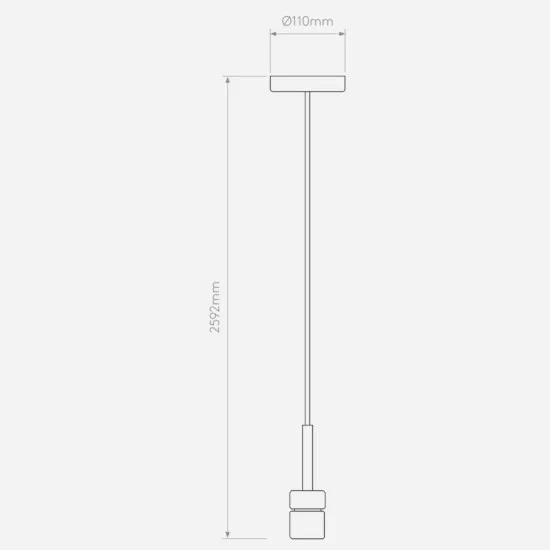Astro Lighting Pendant Kit 4 barna függesztett lámpa (AST-1184021) E27 1 izzós IP20