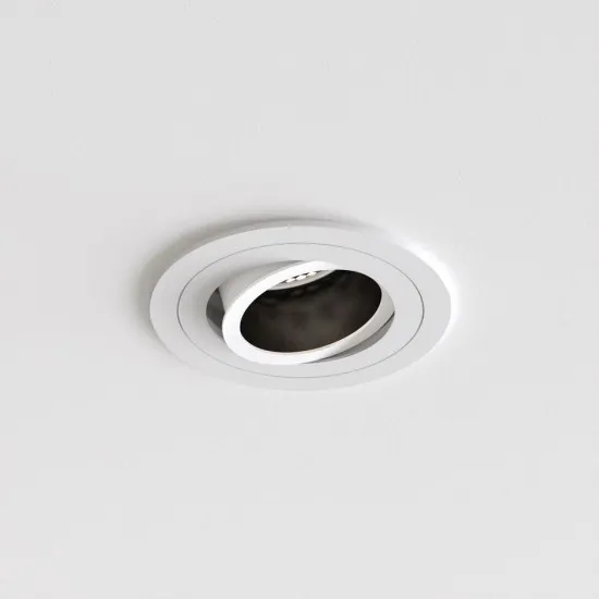 Astro Lighting Pinhole Round Slimline fehér mennyezetbe építhető lámpa (AST-1434003) GU10 1 izzós IP20