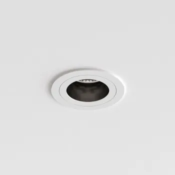 Astro Lighting Pinhole Round Slimline Fixed fehér fürdőszobai mennyezetbe építhető lámpa (AST-1434001) GU10 1 izzós IP65
