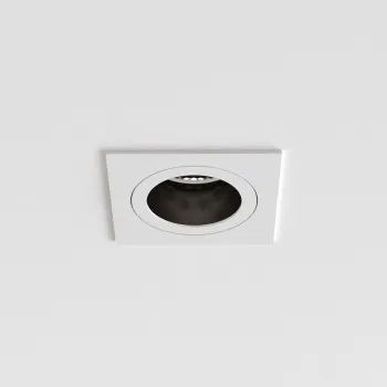 Astro Lighting Pinhole Square Slimline Fixed fehér fürdőszobai mennyezetbe építhető lámpa (AST-1434002) GU10 1 izzós IP65