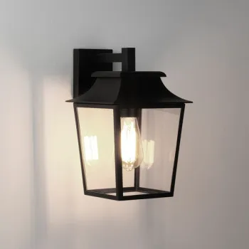 Astro Lighting Richmond Lantern 200 fekete kültéri falikar (AST-1340004) E27 1 izzós IP23