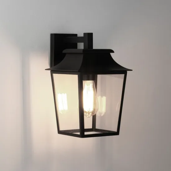Astro Lighting Richmond Lantern 200 fekete kültéri falikar (AST-1340004) E27 1 izzós IP23