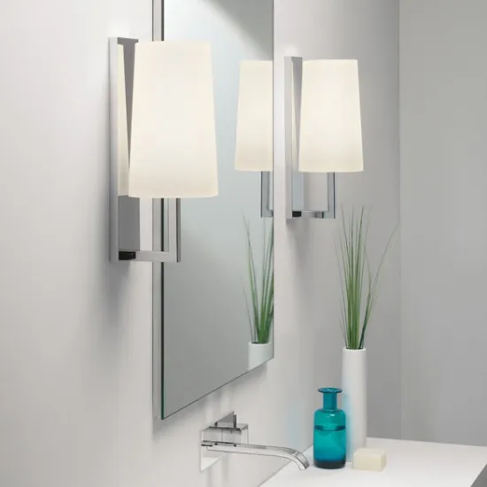 Astro Lighting Riva 350 nikkel fürdőszobai falikar (AST-1214004) E27 1 izzós IP44