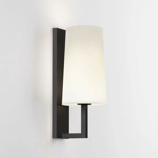 Astro Lighting Riva 350 fekete fürdőszobai falikar (AST-1214015) E27 1 izzós IP44