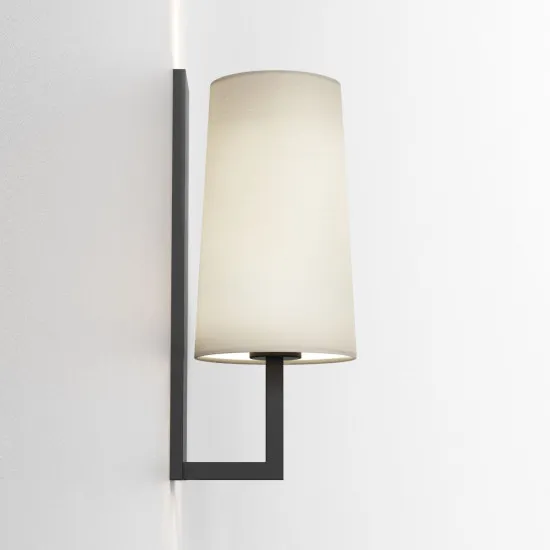 Astro Lighting Riva 350 fekete fürdőszobai falikar (AST-1214015) E27 1 izzós IP44