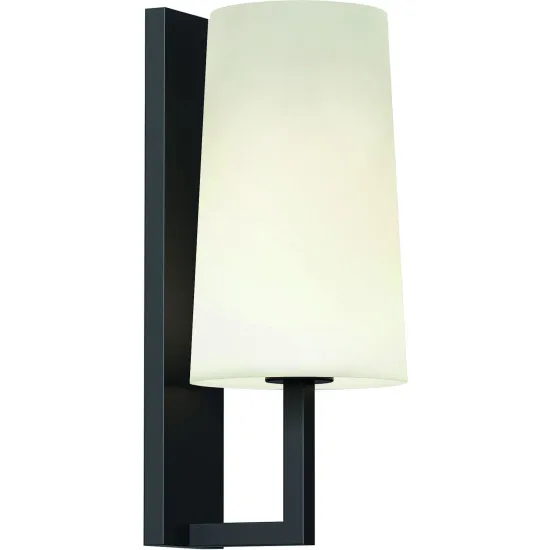 Astro Lighting Riva 350 fekete fürdőszobai falikar (AST-1214015) E27 1 izzós IP44