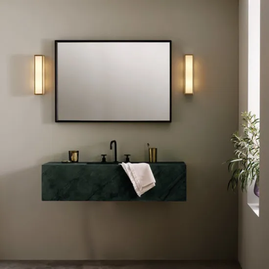 Astro Lighting Salerno 350 sárgaréz fürdőszobai tükörvilágítás (AST-1178006) E14 2 izzós IP44