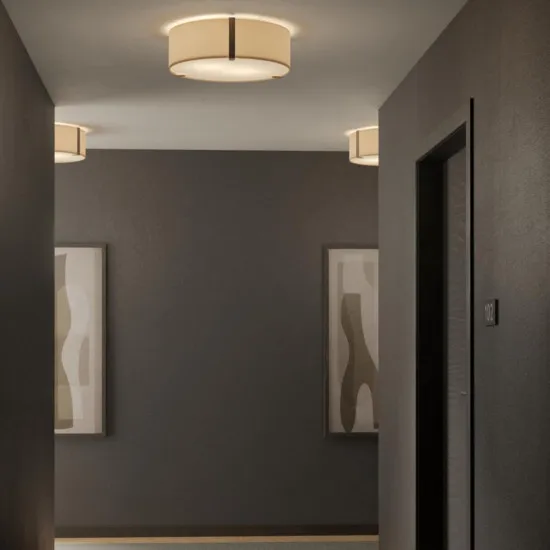 Astro Lighting Salina 400 bézs mennyezeti lámpa (AST-1463003) E27 2 izzós IP20