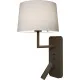 Astro Lighting Side by Side Grande USB barna LED fali lámpa olvasólámpával (AST-1406012) E27+LED 2 izzós IP20