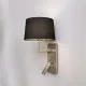 Astro Lighting Side by Side Grande USB nikkel LED fali lámpa olvasólámpával (AST-1406014) E27+LED 2 izzós IP20