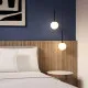 Astro Lighting Tacoma Pendant fekete fürdőszobai függesztett lámpa (AST-1429025) G9 1 izzós IP44