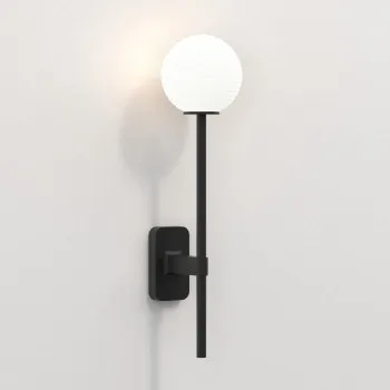 Astro Lighting Tacoma Single Grande fekete fürdőszobai falikar (AST-1429006) G9 1 izzós IP44