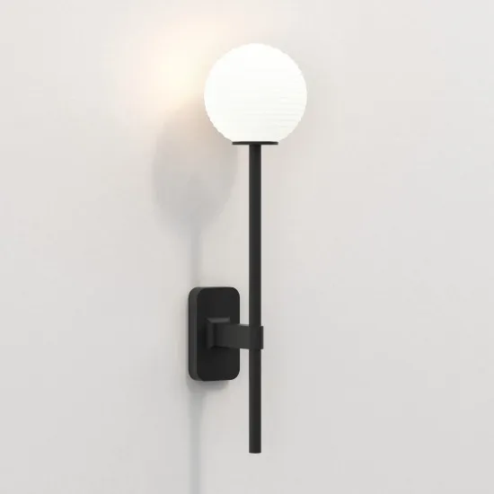 Astro Lighting Tacoma Single Grande fekete fürdőszobai falikar (AST-1429006) G9 1 izzós IP44