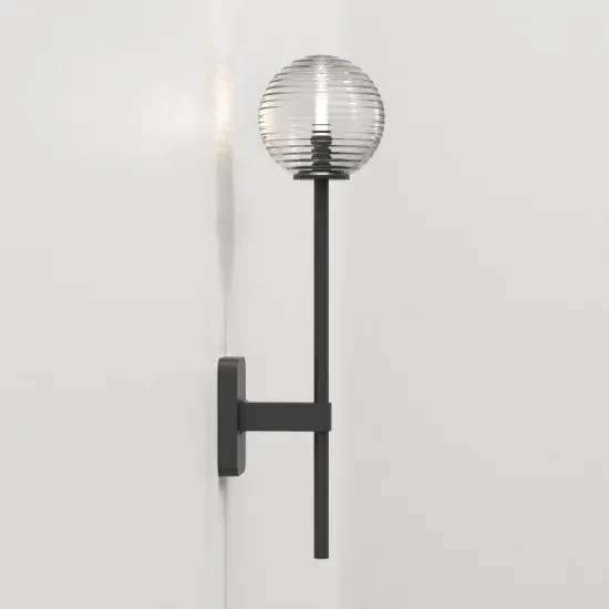 Astro Lighting Tacoma Single Grande fekete fürdőszobai falikar (AST-1429006) G9 1 izzós IP44