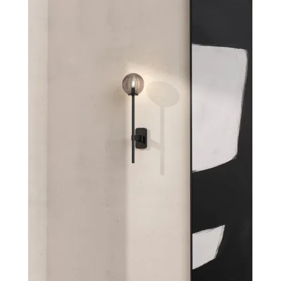 Astro Lighting Tacoma Single Grande fekete fürdőszobai falikar (AST-1429006) G9 1 izzós IP44