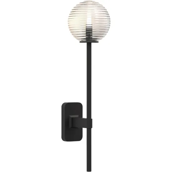Astro Lighting Tacoma Single Grande fekete fürdőszobai falikar (AST-1429006) G9 1 izzós IP44