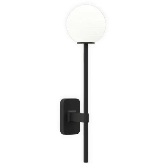 Astro Lighting Tacoma Single Grande fekete fürdőszobai falikar (AST-1429006) G9 1 izzós IP44