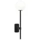 Astro Lighting Tacoma Single Grande fekete fürdőszobai falikar (AST-1429006) G9 1 izzós IP44