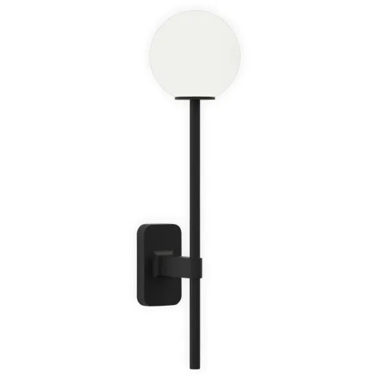 Astro Lighting Tacoma Single Grande fekete fürdőszobai falikar (AST-1429006) G9 1 izzós IP44