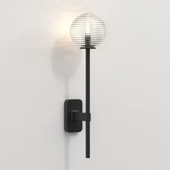 Astro Lighting Tacoma Single Grande fekete fürdőszobai falikar (AST-1429006) G9 1 izzós IP44