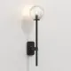 Astro Lighting Tacoma Single Grande fekete fürdőszobai falikar (AST-1429006) G9 1 izzós IP44