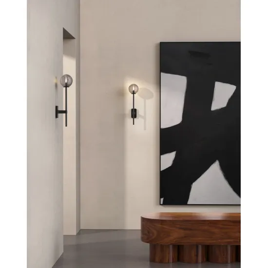 Astro Lighting Tacoma Single Grande fekete fürdőszobai falikar (AST-1429006) G9 1 izzós IP44