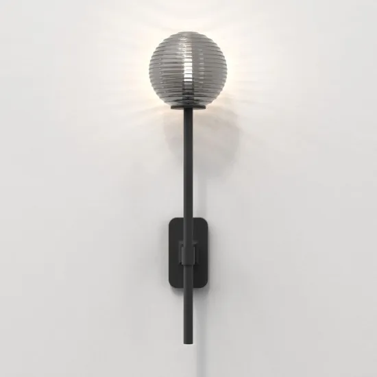 Astro Lighting Tacoma Single Grande fekete fürdőszobai falikar (AST-1429006) G9 1 izzós IP44