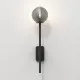 Astro Lighting Tacoma Single Grande fekete fürdőszobai falikar (AST-1429006) G9 1 izzós IP44