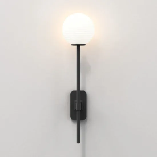 Astro Lighting Tacoma Single Grande fekete fürdőszobai falikar (AST-1429006) G9 1 izzós IP44