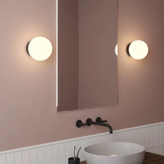 Astro Lighting Tacoma Surface fekete fürdőszobai mennyezeti lámpa (AST-1429027) G9 1 izzós IP44