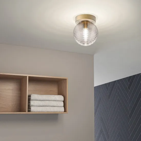 Astro Lighting Tacoma Surface rézszínű fürdőszobai mennyezeti lámpa (AST-1429028) G9 1 izzós IP44