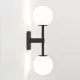 Astro Lighting Tacoma Twin fekete fürdőszobai falikar (AST-1429005) G9 2 izzós IP44