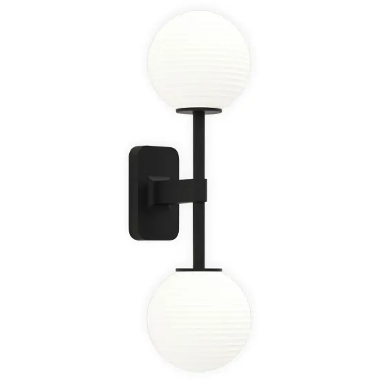 Astro Lighting Tacoma Twin fekete fürdőszobai falikar (AST-1429005) G9 2 izzós IP44