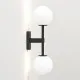 Astro Lighting Tacoma Twin fekete fürdőszobai falikar (AST-1429005) G9 2 izzós IP44