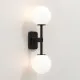 Astro Lighting Tacoma Twin fekete fürdőszobai falikar (AST-1429005) G9 2 izzós IP44