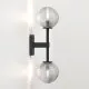 Astro Lighting Tacoma Twin fekete fürdőszobai falikar (AST-1429005) G9 2 izzós IP44