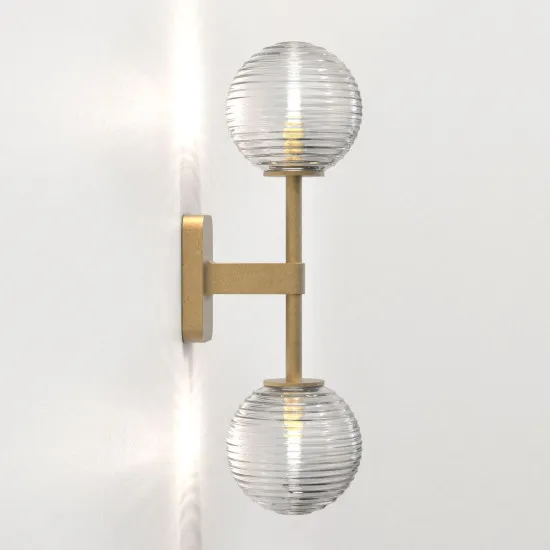 Astro Lighting Tacoma Twin sárgaréz fürdőszobai falikar (AST-1429008) G9 2 izzós IP44