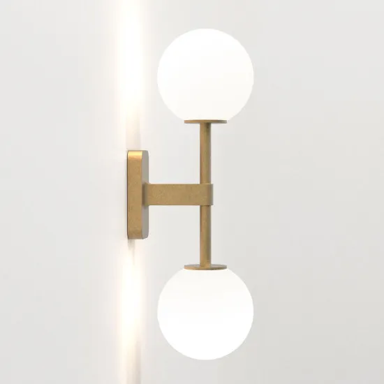 Astro Lighting Tacoma Twin sárgaréz fürdőszobai falikar (AST-1429008) G9 2 izzós IP44