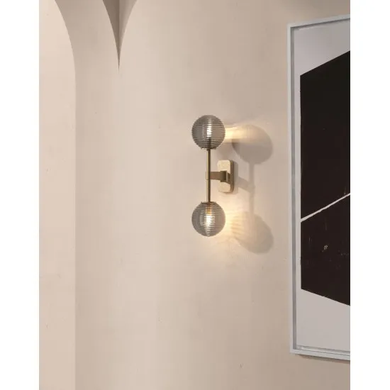 Astro Lighting Tacoma Twin sárgaréz fürdőszobai falikar (AST-1429008) G9 2 izzós IP44