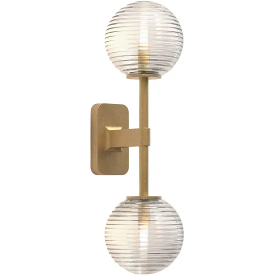 Astro Lighting Tacoma Twin sárgaréz fürdőszobai falikar (AST-1429008) G9 2 izzós IP44