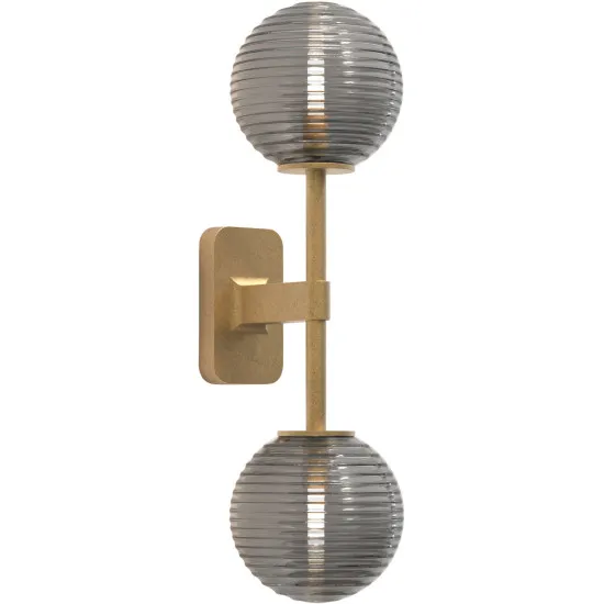 Astro Lighting Tacoma Twin sárgaréz fürdőszobai falikar (AST-1429008) G9 2 izzós IP44