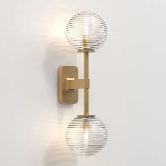 Astro Lighting Tacoma Twin sárgaréz fürdőszobai falikar (AST-1429008) G9 2 izzós IP44