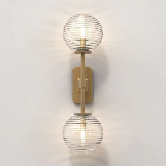 Astro Lighting Tacoma Twin sárgaréz fürdőszobai falikar (AST-1429008) G9 2 izzós IP44