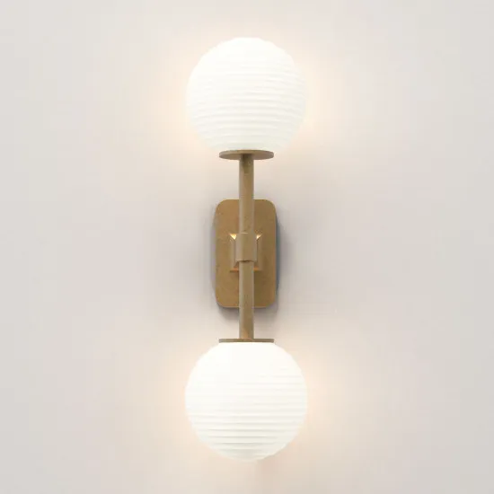 Astro Lighting Tacoma Twin sárgaréz fürdőszobai falikar (AST-1429008) G9 2 izzós IP44