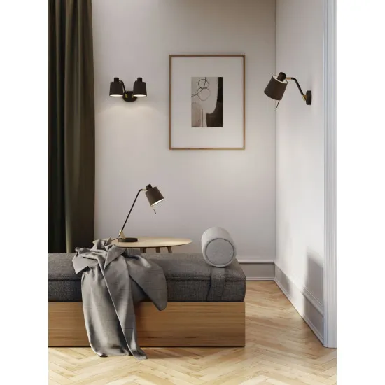 Astro Lighting Tapered Drum 155 shade fekete Edward lámpabúra (AST-5013028)
