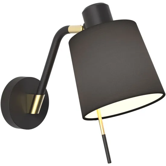 Astro Lighting Tapered Drum 155 shade fekete Edward lámpabúra (AST-5013028)