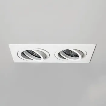 Astro Lighting Taro Square Twin Adj fehér mennyezetbe építhető lámpa (AST-1240032) GU10 2 izzós IP20