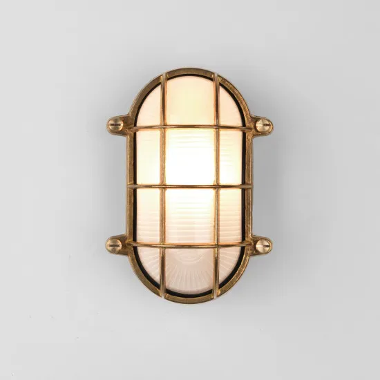 Astro Lighting Thurso Oval sárgaréz fürdőszobai fali lámpa (AST-1376006) E27 1 izzós IP44
