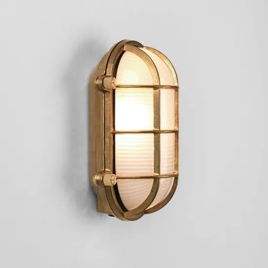 Astro Lighting Thurso Oval sárgaréz fürdőszobai fali lámpa (AST-1376006) E27 1 izzós IP44